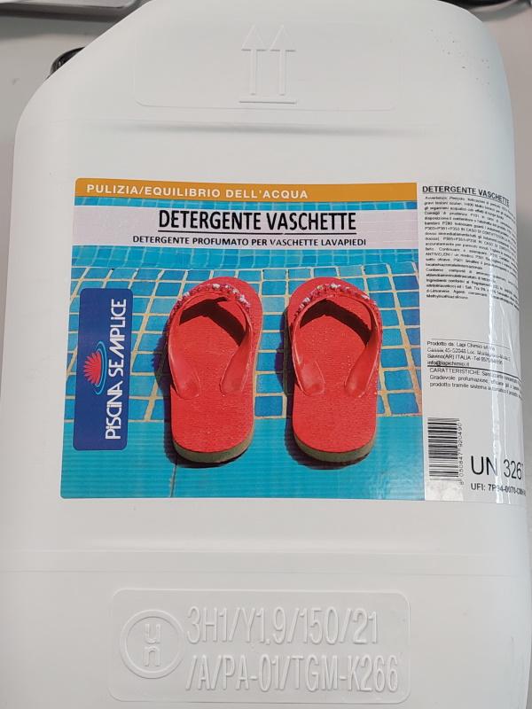 Detergente Vaschette Lavapiedi 10Kg