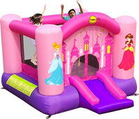 Castello Giostra Gonfiabile Principessa Principesse con Pompa Inclusa Happy Hop