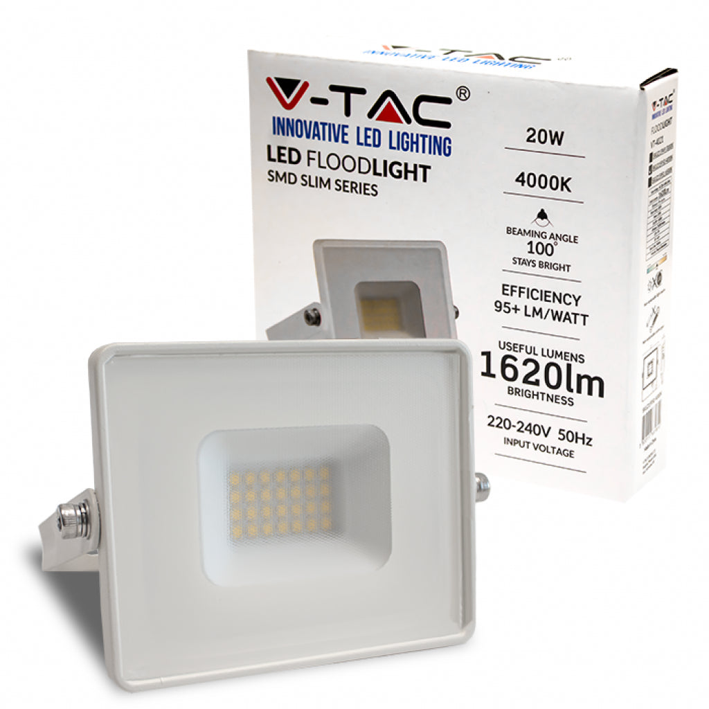 FILLAGGIO LED da 20 W SMD G2 Serie E-Serie White Body 4000K