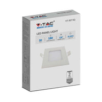 Luce del pannello a LED da 3W con driver EMC 3000k quadrato