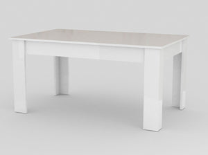 Tavolo Allungabile 160/210x90x75 cm Jesi Larice bianco