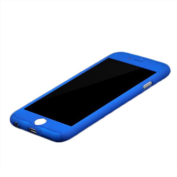 Custodia total protection iPhone 7 Plus-Stephen Curry + Pellicola Vetro-Blu