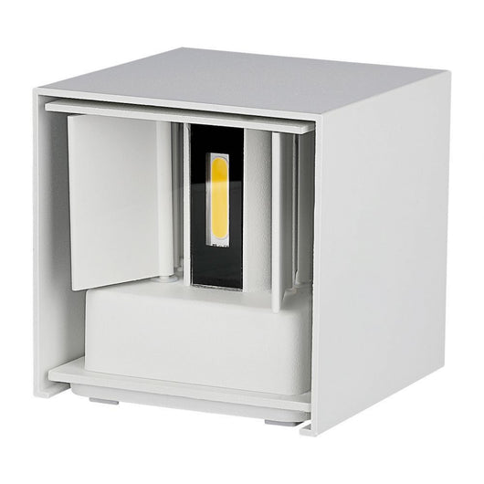 Lampada da parete da 5 W con bridglux Chip White Body Square IP65 4000K