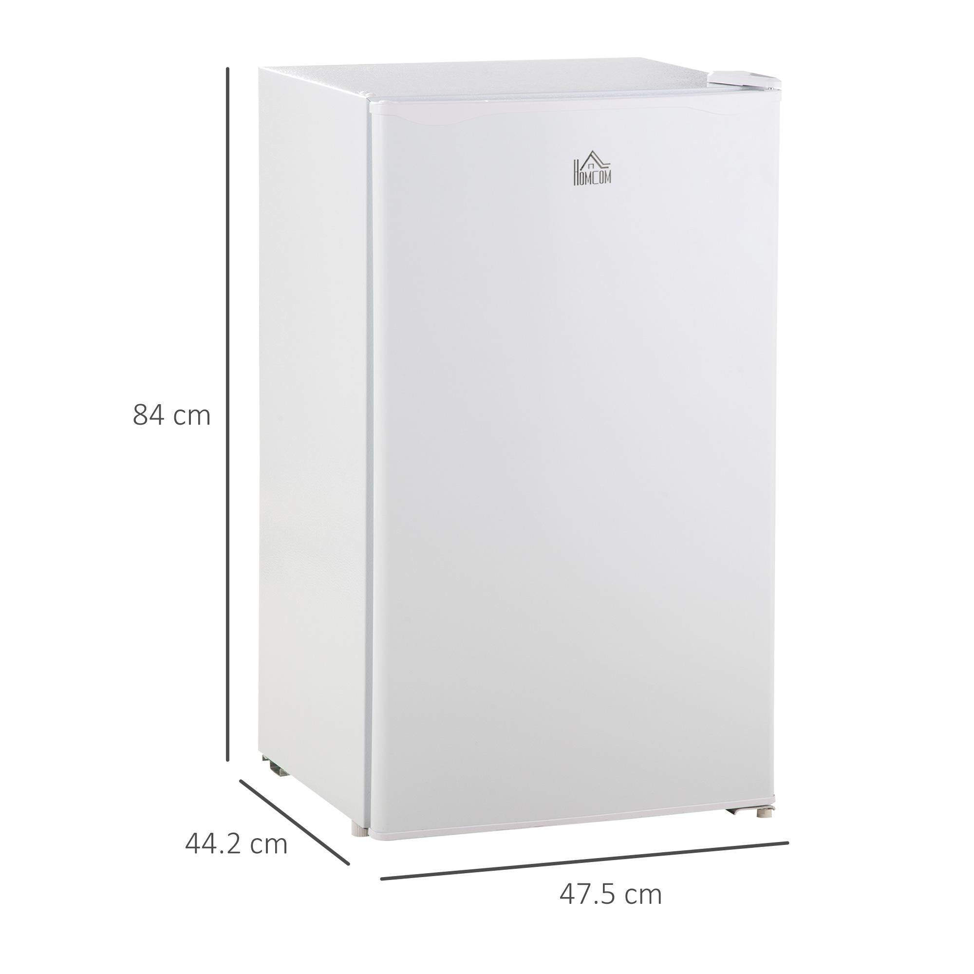 Frigo Portatile Elettrico 161W 47,5x44,2x84 cm 91L Termostato Regolabile Bianco