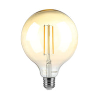 8W G125 Bulbo a LED Bulb Amber Glass 2200K E27