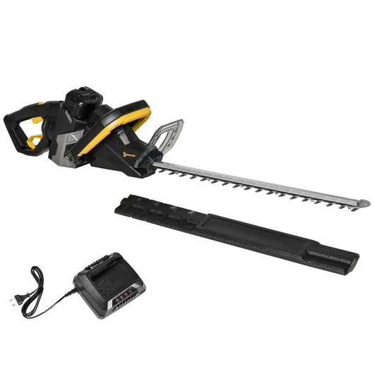 Tagliasiepi a Batteria Lama 52 cm Nero e Giallo