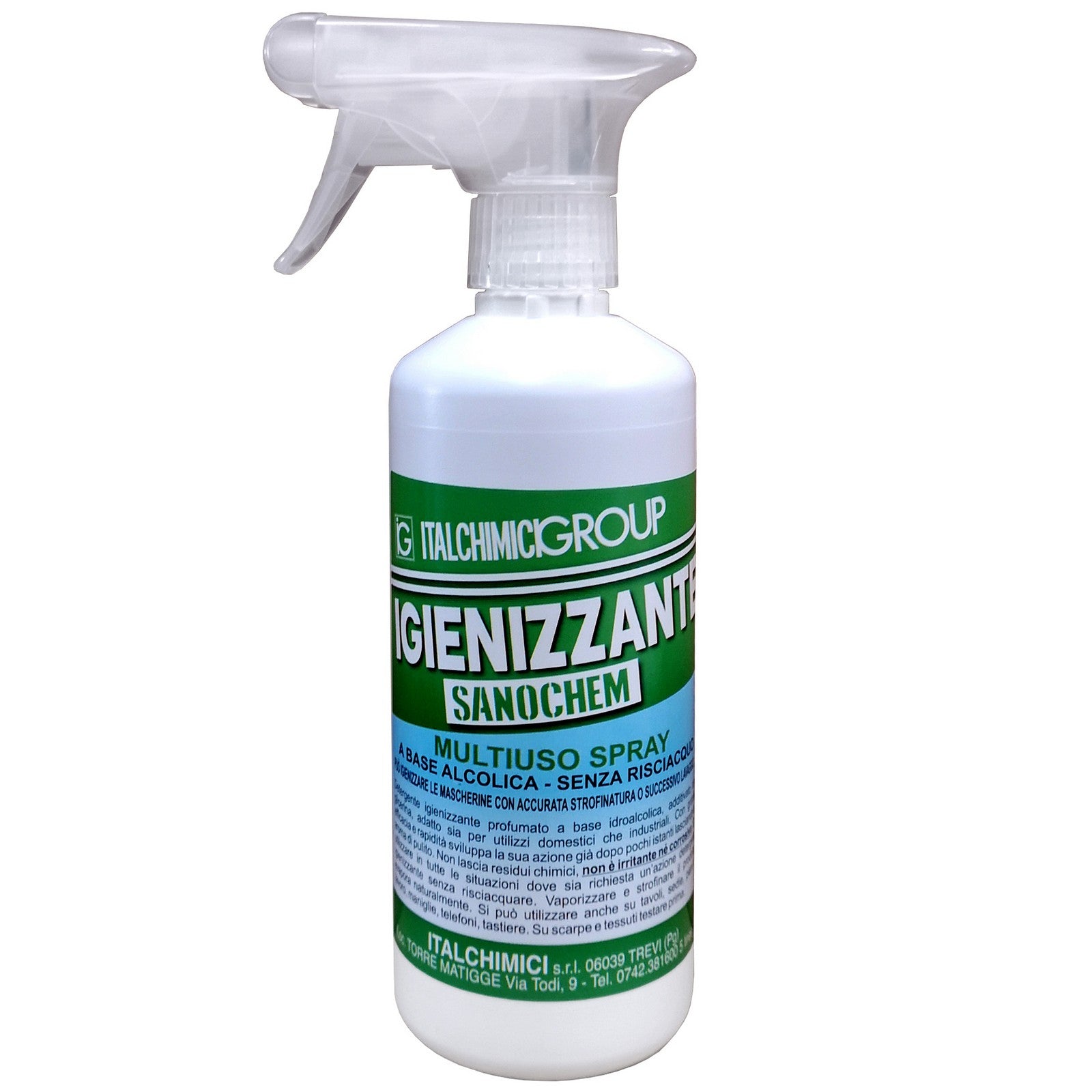 15pz igienizzante sanochem spray 500ml multiuso cod:ferx.2171