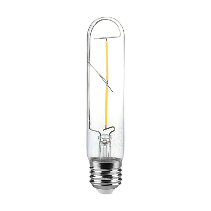 Bulbo filamento LED 2W T30 Glass chiaro 3000K E27