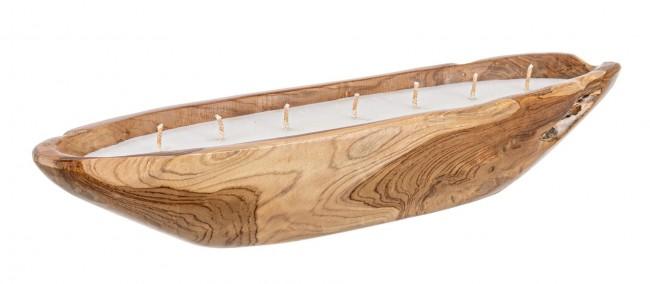 Candela Akabe 65x15x12 cm con Struttura in Legno