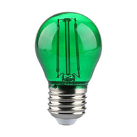 Bulbo del filamento di colore verde a LED 2W G45 E27