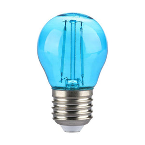 Bulbo del filamento di colore blu a LED 2W G45 E27