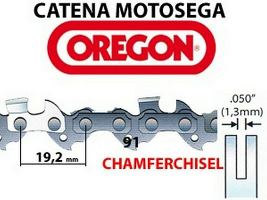 CATENA PER MOTOSEGA - OREGON 75D 3/8" 66 Maglie 75D066E