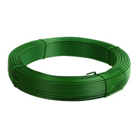 Rotolo Filo Zincato Plastificato In Pvc Diametro 3,3Mm E Lunghezza 100 Metri Colore Verde Per Recinzioni-Papillon