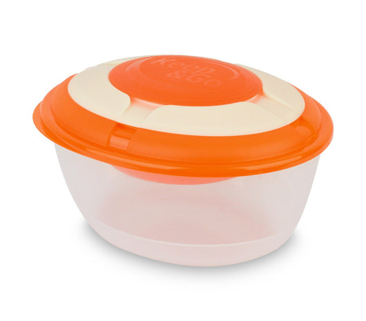 Contenitore Porta Pranzo con Gel Refrigerante Clado-Freddo Arancione