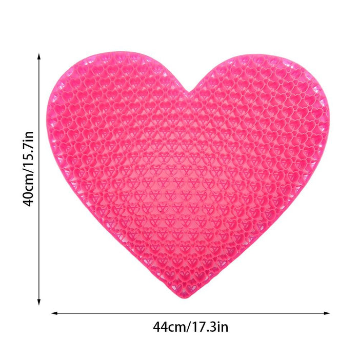 Cuscino Gel Multifunzione a Forma di Cuore a Nido d'Ape