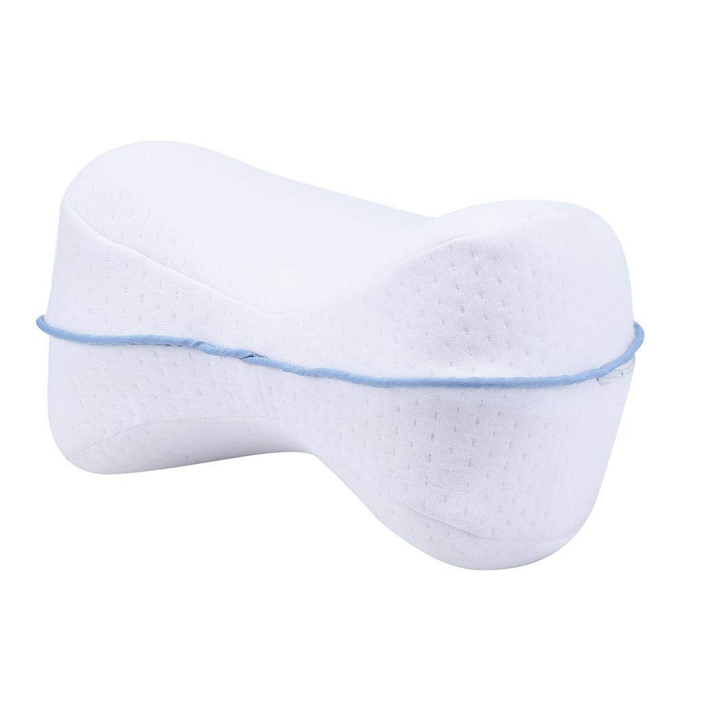 Cuscino per Gambe in Memory Foam Bianco