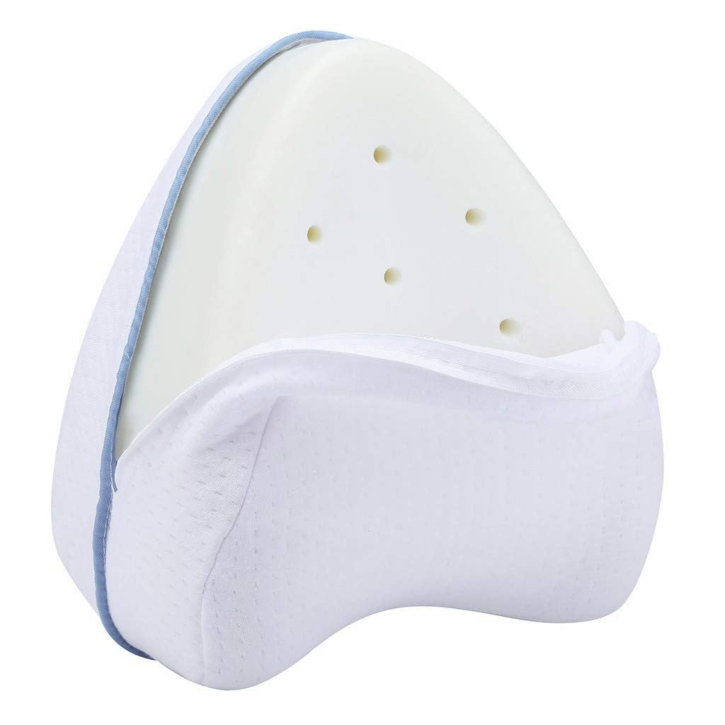 Cuscino per Gambe in Memory Foam Bianco