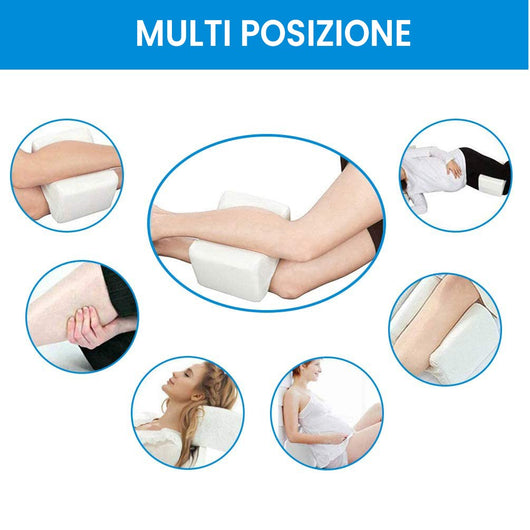 Cuscino per Gambe in Memory Foam con Gel Raffreddante