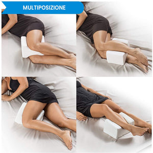 Cuscino per Gambe in Memory Foam con Gel Raffreddante