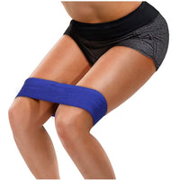 Fascia di Resistenza per Allenamento Gambe e Glutei in Nylon Blu