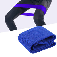 Fascia di Resistenza per Allenamento Gambe e Glutei in Nylon Blu