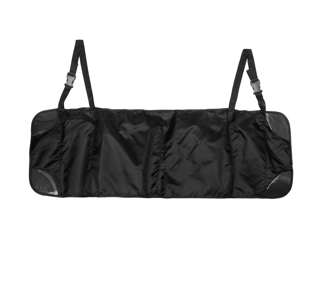 Organizer Sedile Posteriore Auto 6 Tasche in Tessuto Nero