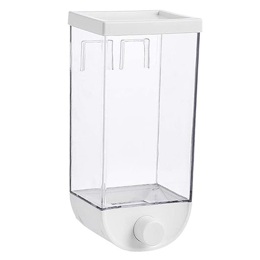 Contenitore Dispenser per Cereali Frutta Secca 1,5 Kg Bianco