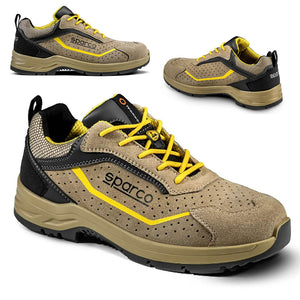 Scarpe antinfortunistiche Scarpa antinfortunistica Indy Colton S1P ESD Tan Giallo Sparco 42