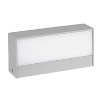 9W LED su/giÃ¹ per esterno medio luminoso morbido da esterno 6400k Grigio IP66