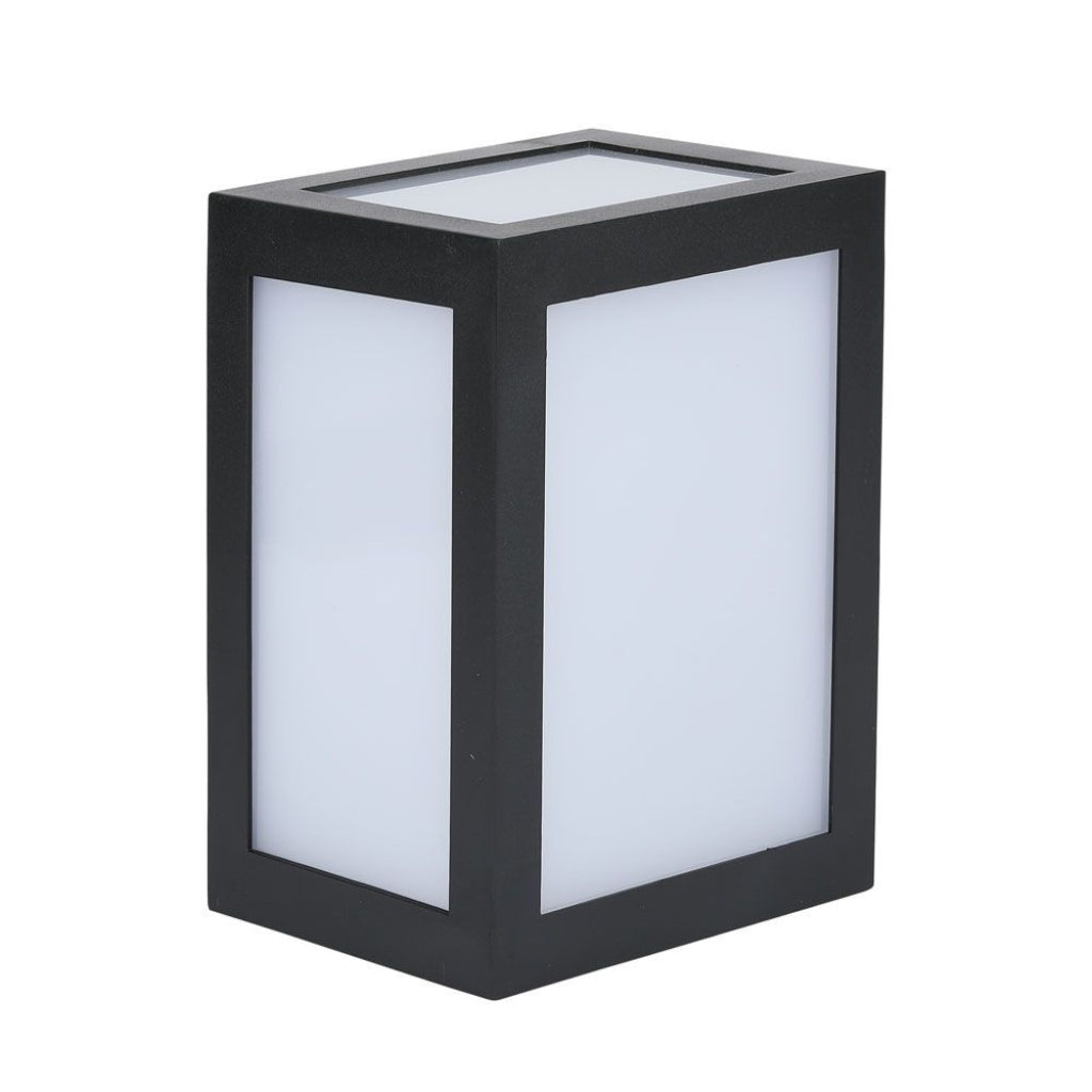 12w LED Wall Light Light Black Body 4000K