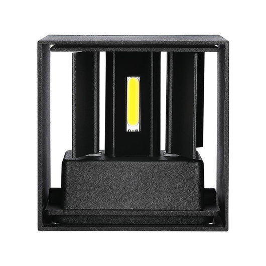 Lampada a parete a LED da 11 W con bridgelux chip nero 4000k quadrato