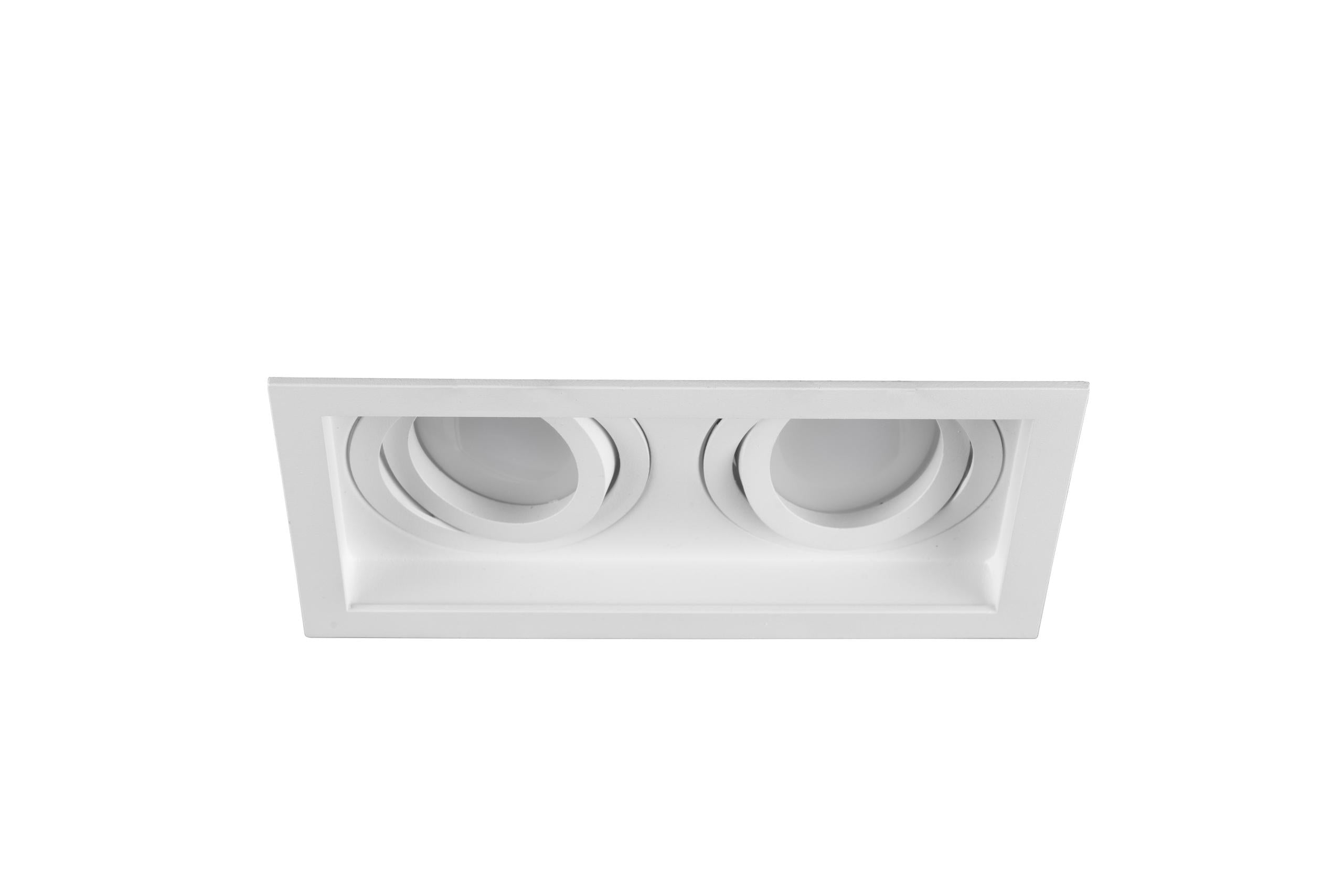 Illuminazione da Incasso da Interno a LED in Metallo Bianco Opaco