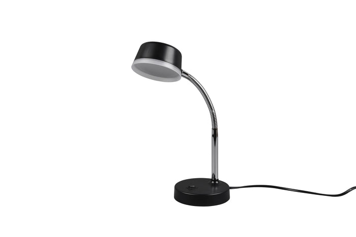 Lampada tavolo da Interno a LED in Plastica Nero