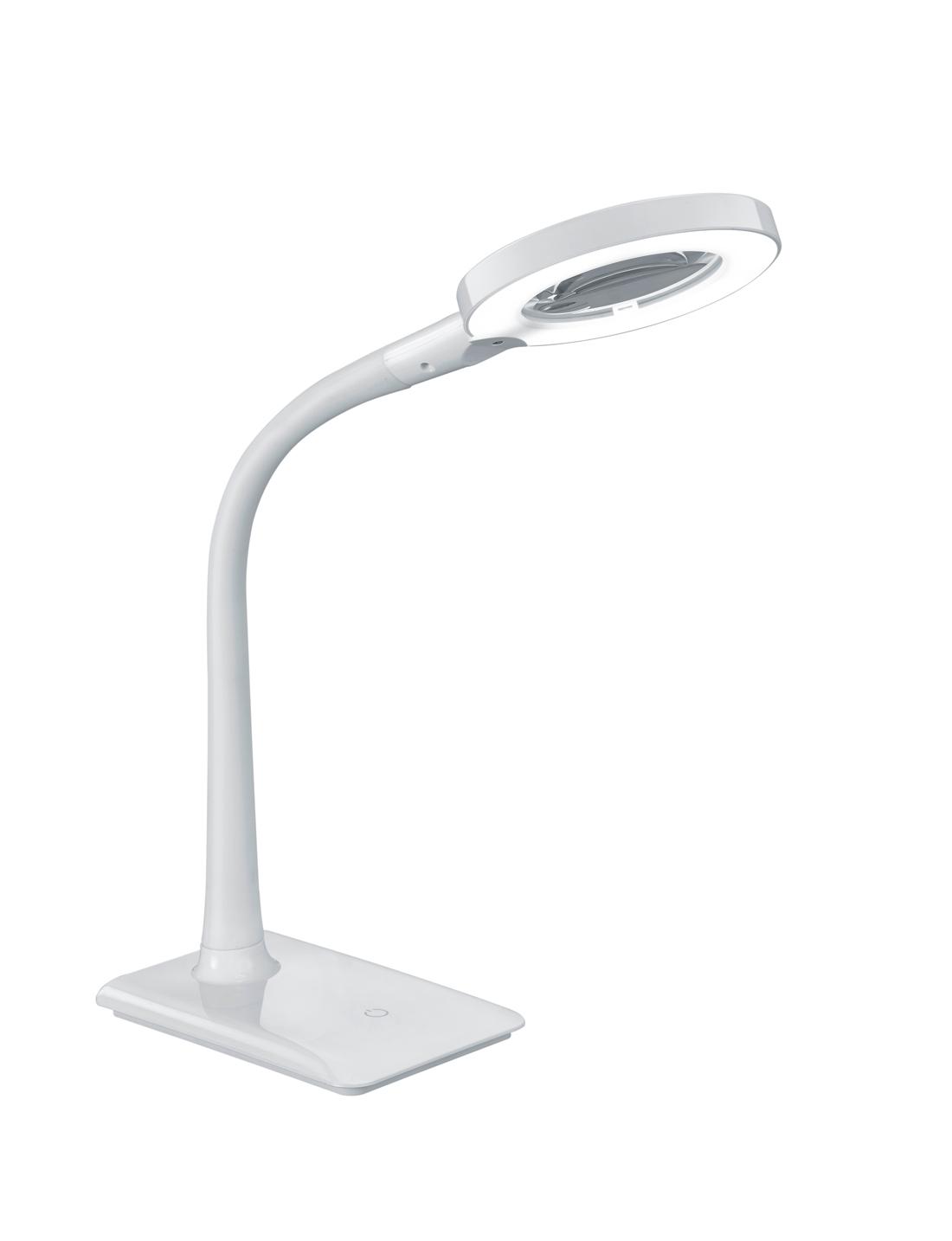 Lampada tavolo da Interno a LED in Plastica Bianco