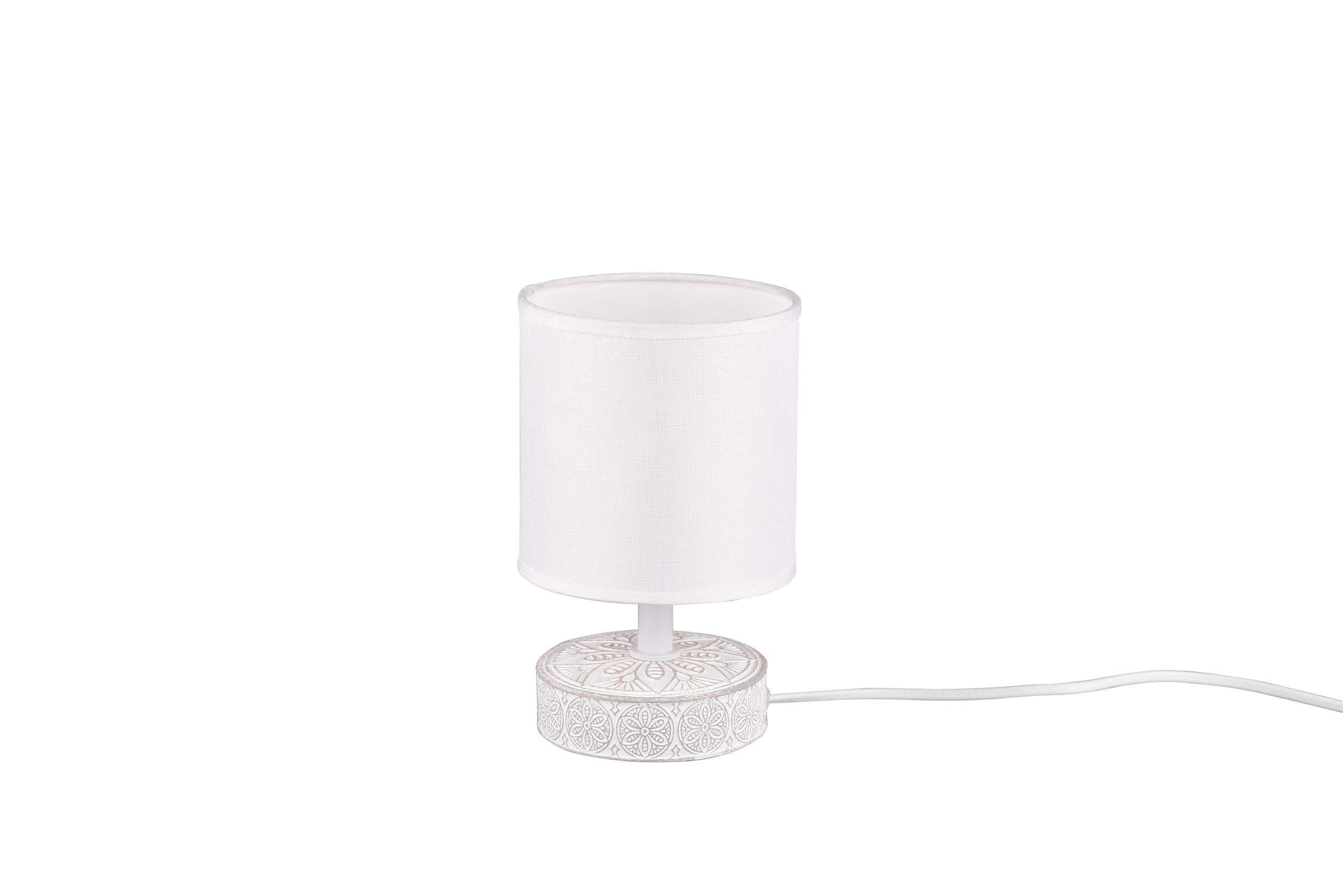 Lampada tavolo da Interno a LED in Ceramica Bianco