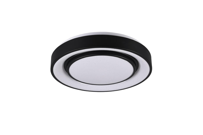 Plafoniera da Interno a LED in Metallo Nero Opaco