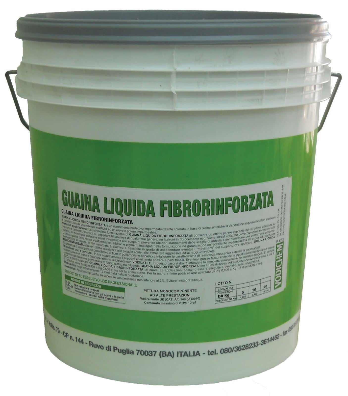 guaina liquida fibrorinforzata grigia kg. 5 2191