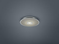 Plafoniera da Interno a LED in Plastica Cromo