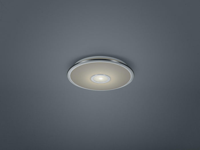 Plafoniera da Interno a LED in Plastica Cromo