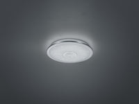 Plafoniera da Interno a LED in Plastica Cromo