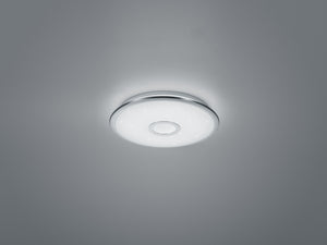 Plafoniera da Interno a LED in Plastica Cromo