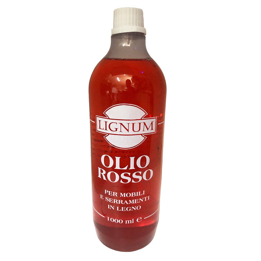 Olio rosso per mobili e serrande in legno Lignum Multichimica 1 lt