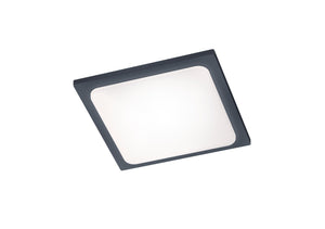 Plafoniera da Esterno a LED in Alluminio Antracite