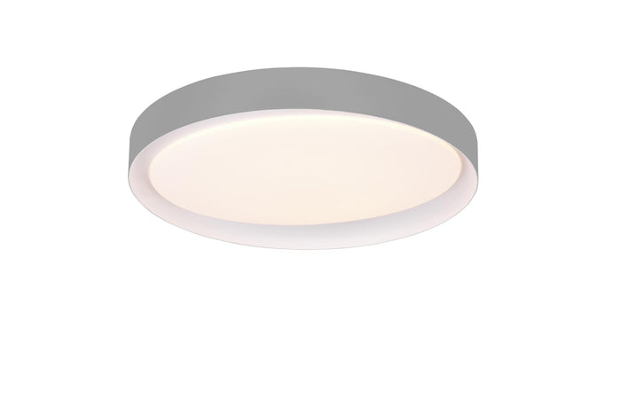 Plafoniera da Interno a LED in Plastica Grigio