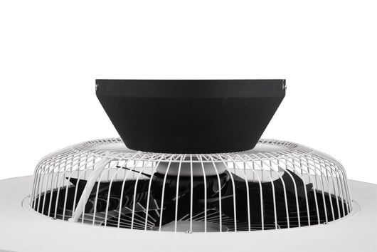 Plafoniera Ventilatore da Interno a led in PLASTICA Nero Opaco