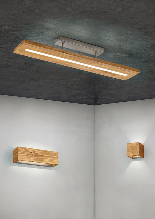 Applique da Interno a LED in Legno naturale Colore di Legno