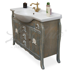 Mobile bagno shabby chic stile provenzale 108 cm