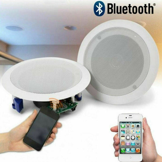 21Cm Coppia Casse Acustiche 20W x1 BLUETOOTH Incasso Filodiffusione Negozi CASA - ZENCOCCO