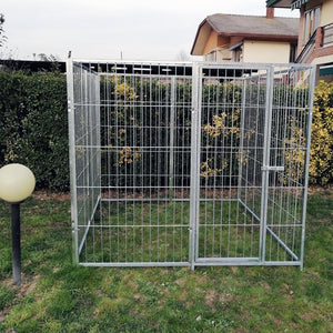 Box per cani da esterno zincatura elettrolitica 200x200x altezza 180 centimetri