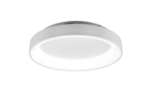 Plafoniera da Interno a Led in Metallo Bianco Opaco